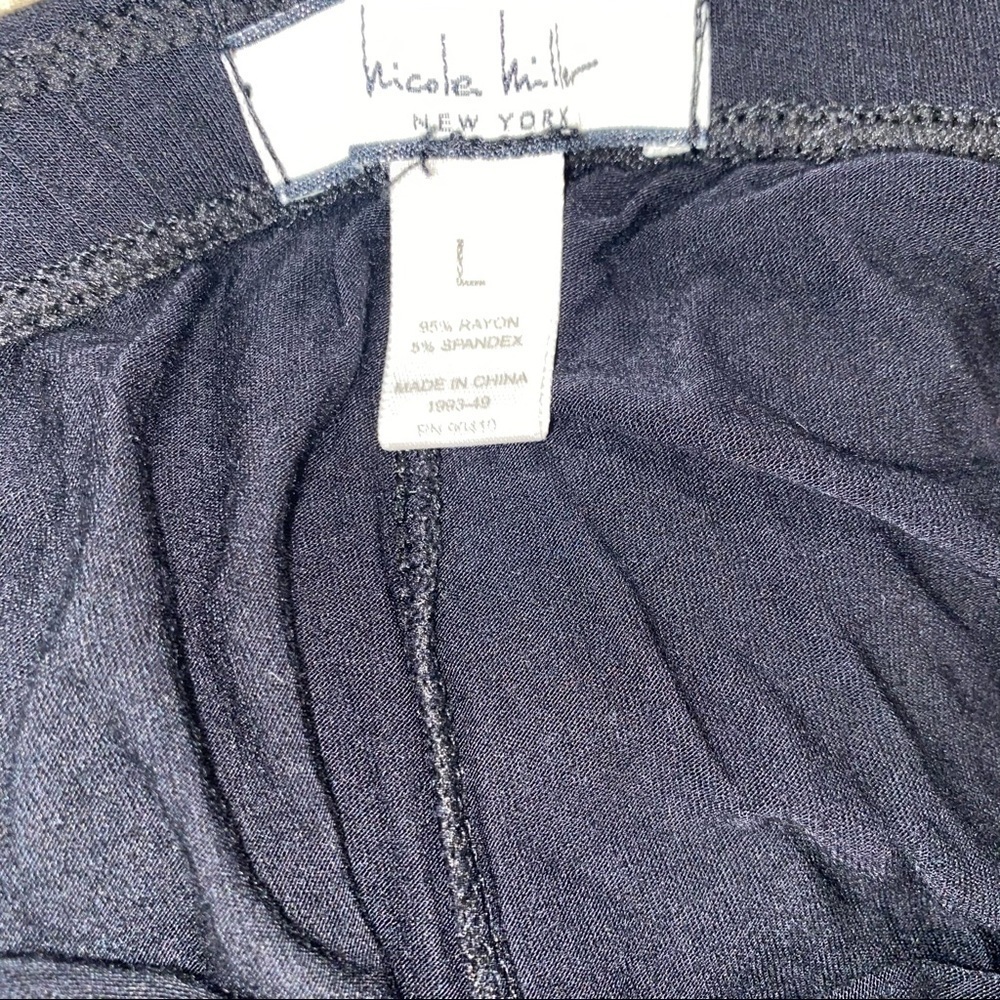 Nicole Miller Black Lounge Pants Women’s Size Large - Picture 5 of 5